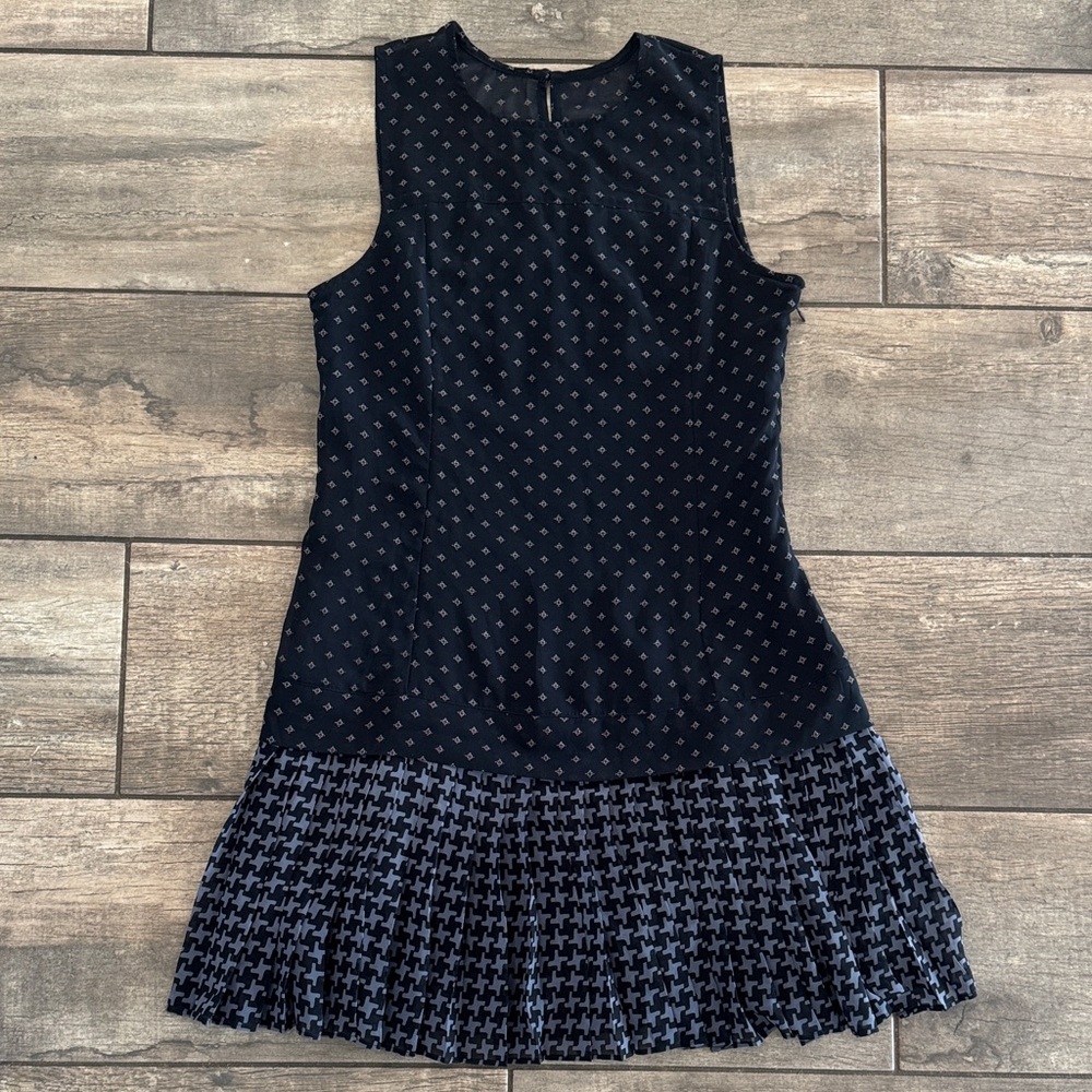 Abercrombie & Fitch Navy Patterned Mini Dress